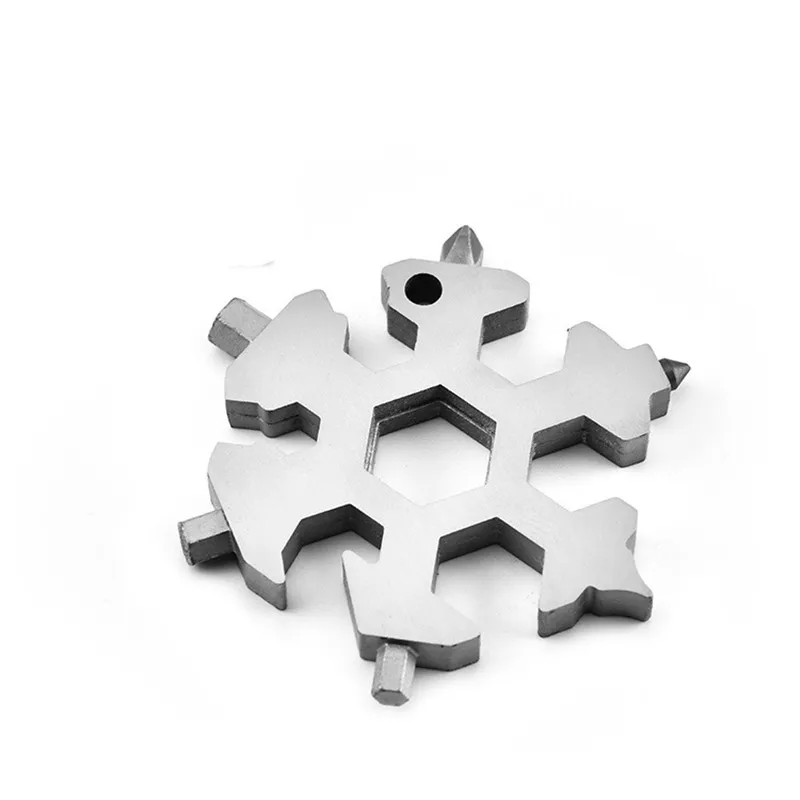 Outdoor Survival Snowflake Multi Pocket Tool Spanner Hex Wrench Multipurpose Camping Hiking Snow Keychain Tool
Outdoor Survival Snowflake Multi Pocket Tool Spanner Hex Wrench Multipurpose Camping Hiking Snow Keychain Tool