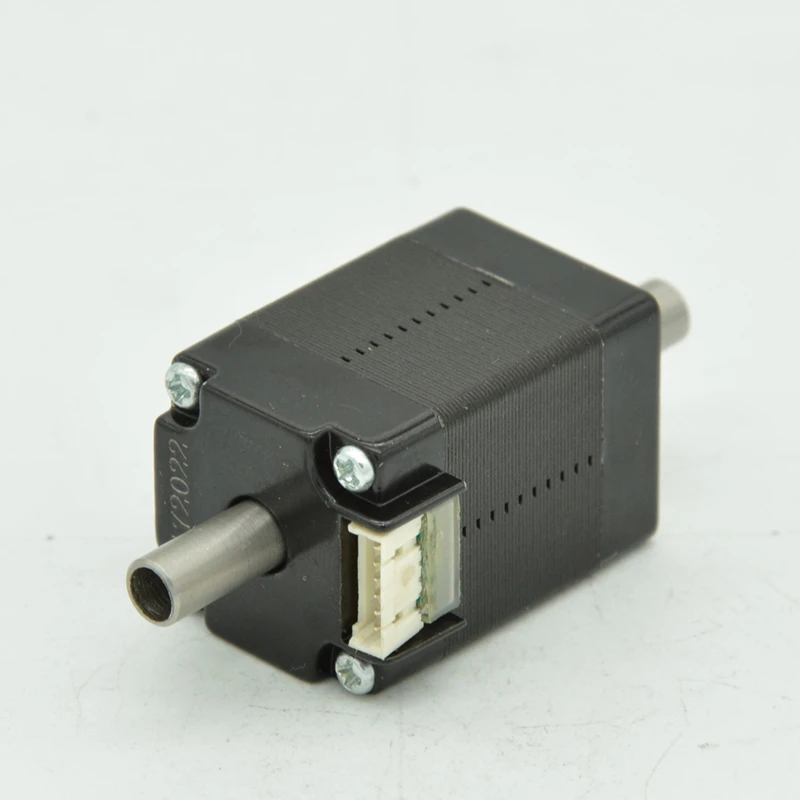 NEMA 8 hollow shaft stepper motor 30mm length with inner bore 2.5mm for SMT Machine mounting head
NEMA 8 hollow shaft stepper motor 30mm length with inner bore 2.5mm for SMT Machine mounting head