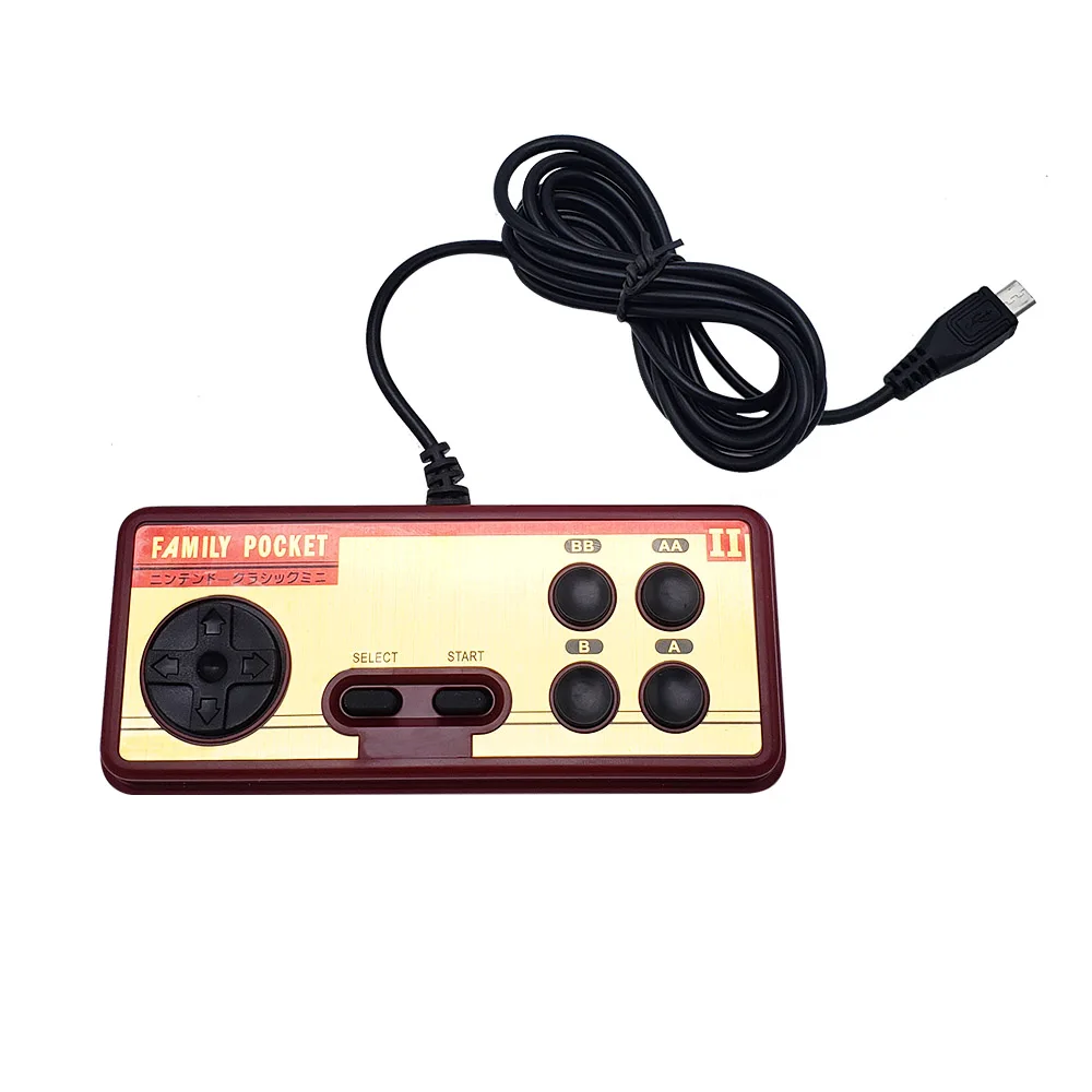 Mini USB Universal Retro Dedicated Gamepad Controller for Our FC280/CHX40P/FC Handheld Game Console
Mini USB Universal Retro Dedicated Gamepad Controller for Our FC280/CHX40P/FC Handheld Game Console