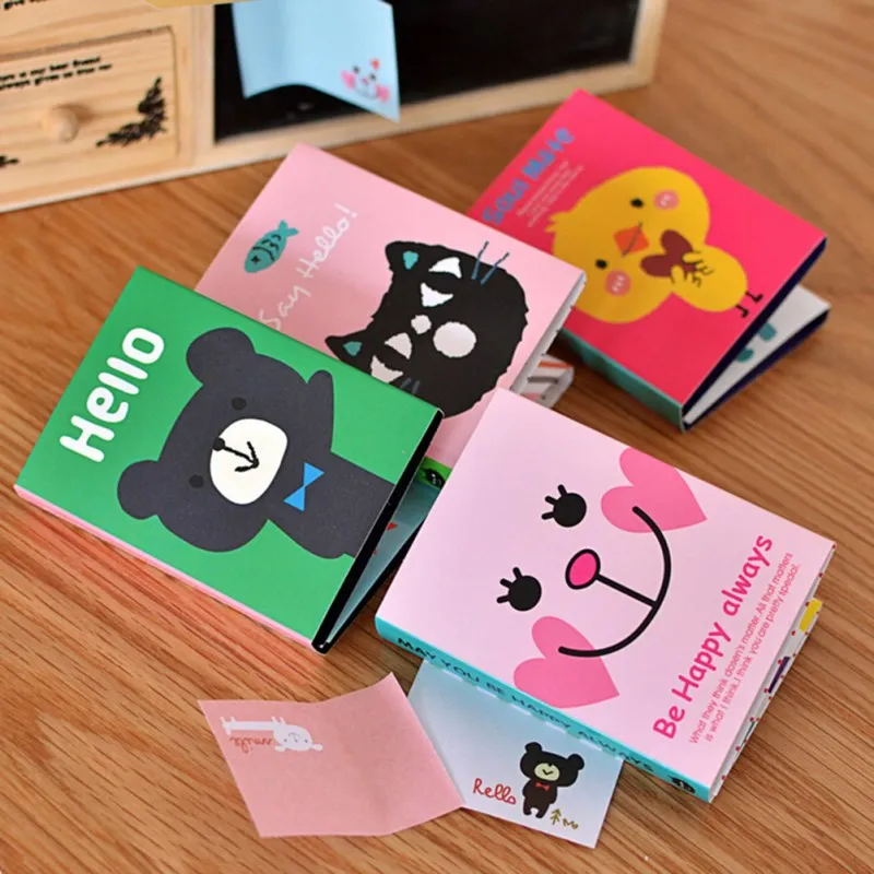 Mini Animal Sticky Notes School Stationery Supplies 1pcs Creative 180 Pages Sticker 4 Folding Memo Pad Gifts
Mini Animal Sticky Notes School Stationery Supplies 1pcs Creative 180 Pages Sticker 4 Folding Memo Pad Gifts