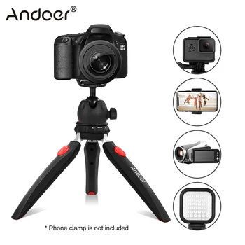 Andoer Mini Tabletop Tripod Phone Camera Tripod Removable Ball Head Tripod for DSLR Mirrorless Cameras DV LED Video Light
Andoer Mini Tabletop Tripod Phone Camera Tripod Removable Ball Head Tripod for DSLR Mirrorless Cameras DV LED Video Light