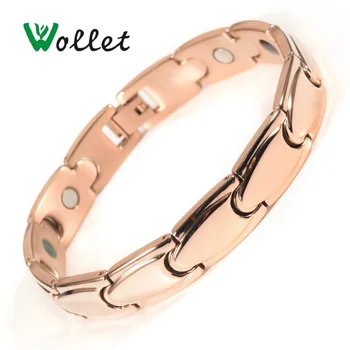 Wollet Jewelry Magnetic Stainless Steel Magnetic Bracelet Bangle for Men Women Couple Rose Gold Color 5 in 1 Health Care Healing
Wollet Jewelry Magnetic Stainless Steel Magnetic Bracelet Bangle for Men Women Couple Rose Gold Color 5 in 1 Health Care Healing