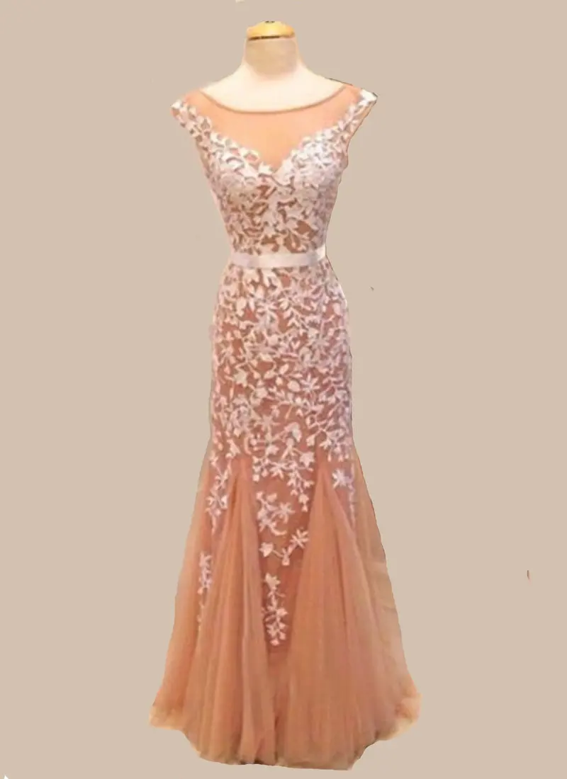 Sexy Evening Formal Gowns Mermaid Champagne Ivory Lace Vestidos De Fiesta 2015 Long Prom Dresses Women Fashion Cheap
Sexy Evening Formal Gowns Mermaid Champagne Ivory Lace Vestidos De Fiesta 2015 Long Prom Dresses Women Fashion Cheap