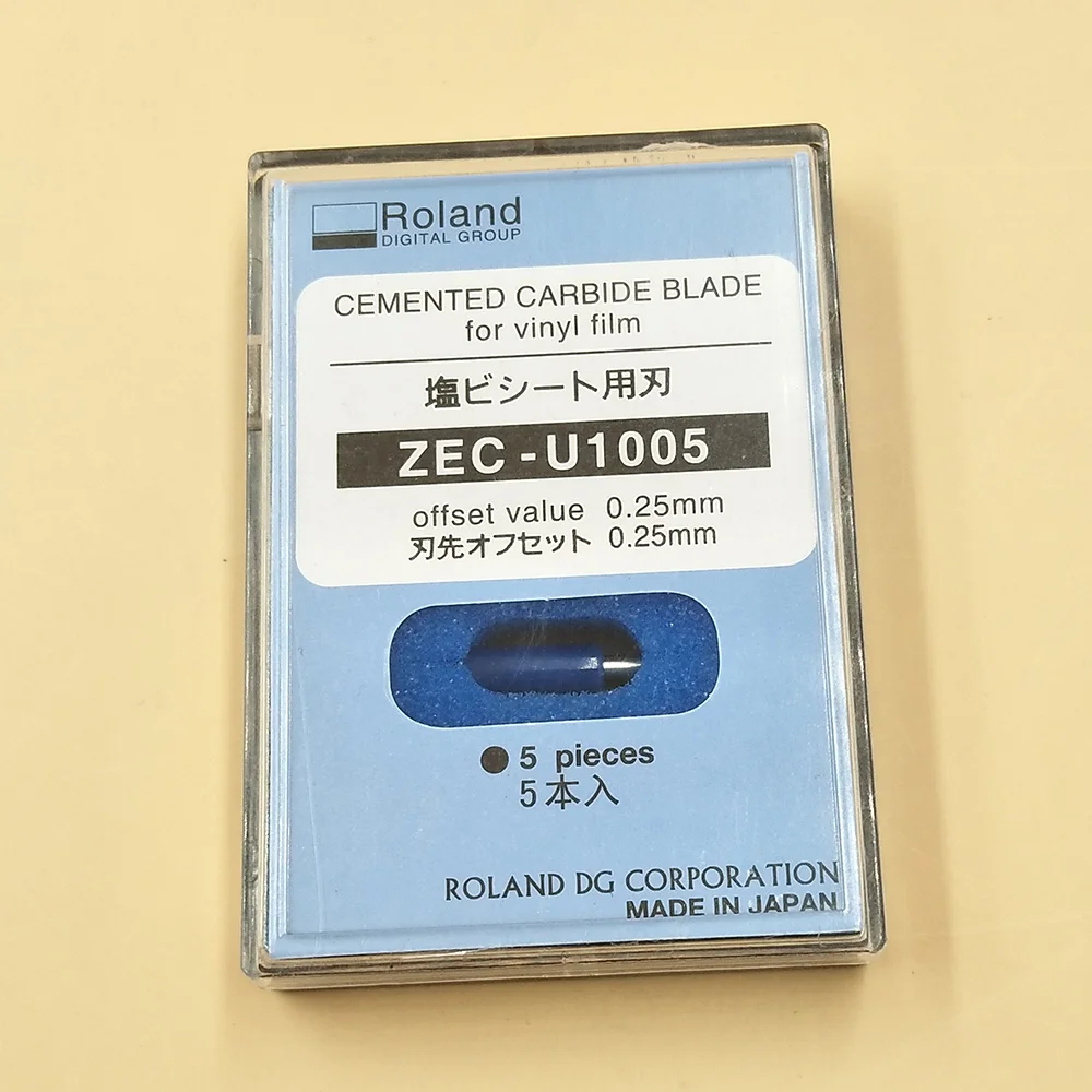 5pcs 45 degree ROLAND Cutting Plotter Blades ZEC-U1005 For Roland XC-540 / SP-300 / VS-540 / VS-640 Printers
5pcs 45 degree ROLAND Cutting Plotter Blades ZEC-U1005 For Roland XC-540 / SP-300 / VS-540 / VS-640 Printers