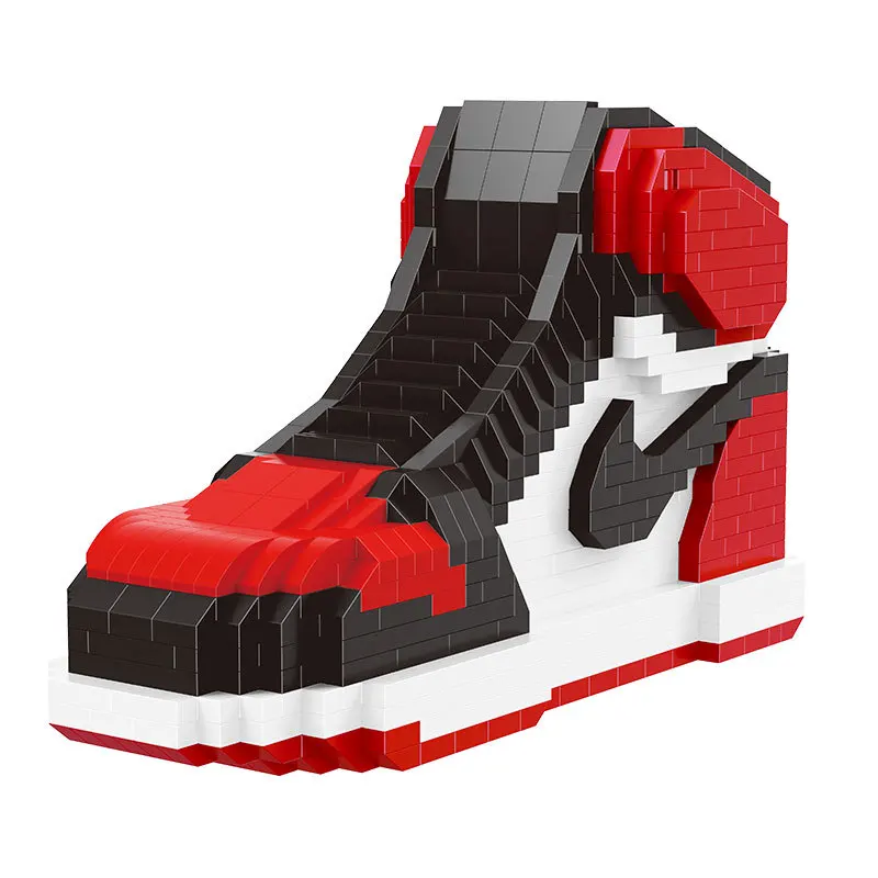 AJ Building Blocks Shoes Model Chicago Black Toe Smash Lightning AJ Peripheral Small Particles Brick Toys for Boys & Children
AJ Building Blocks Shoes Model Chicago Black Toe Smash Lightning AJ Peripheral Small Particles Brick Toys for Boys & Children