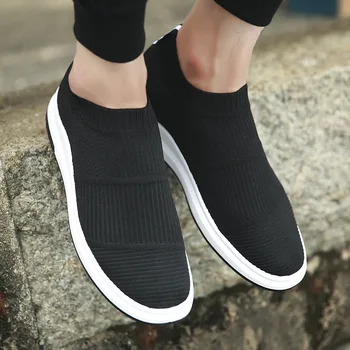YEELOCA Spring Breathable Lazy Casual Men's Shoes Socks Shoes One-legged Students Flyknit Shoes Loafers
YEELOCA Spring Breathable Lazy Casual Men's Shoes Socks Shoes One-legged Students Flyknit Shoes Loafers