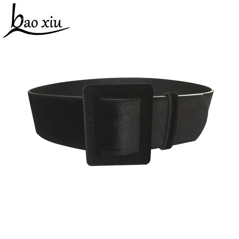 New Design Wide belt female dress big buckle belts decorate waistband fashion color Velvet belt party belt black flannel women
New Design Wide belt female dress big buckle belts decorate waistband fashion color Velvet belt party belt black flannel women