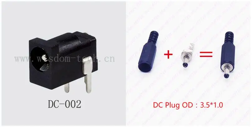 10PCS DC Power Jack Female Charging Socket and Male DC Plug 3.5 x pin1.0mm Charging DC Connector DIP DC-002
10PCS DC Power Jack Female Charging Socket and Male DC Plug 3.5 x pin1.0mm Charging DC Connector DIP DC-002