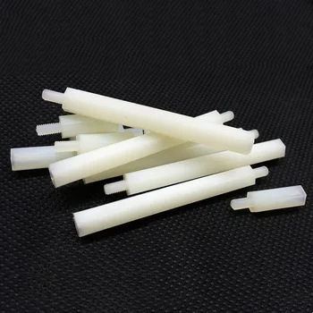 30pcs M3 Nylon column external hex Single head isolation column white spacers standoff amplifier board nuts 11mm-16mm length 
30pcs M3 Nylon column external hex Single head isolation column white spacers standoff amplifier board nuts 11mm-16mm length