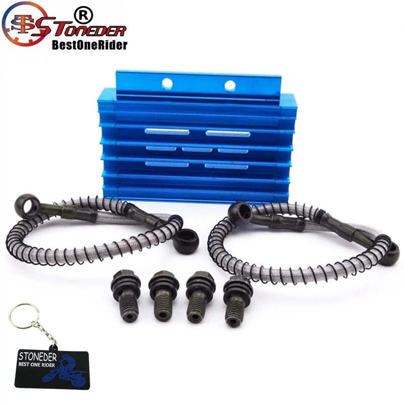 STONEDER Blue CNC Aluminum Oil Cooler For Pit Dirt Motor Bike Motorcycle 125cc 140cc 150cc Pitsterpro YCF DHZ Taotao Lifan BSE
STONEDER Blue CNC Aluminum Oil Cooler For Pit Dirt Motor Bike Motorcycle 125cc 140cc 150cc Pitsterpro YCF DHZ Taotao Lifan BSE