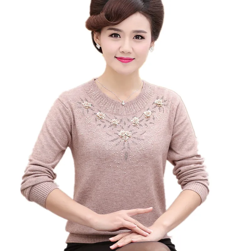 2019 Spring Plus Size Pullover Sweaters Women Casual Loose Long Sleeve Vintage Beads Basci Knitted Pull Sweater Elegant Tops
2019 Spring Plus Size Pullover Sweaters Women Casual Loose Long Sleeve Vintage Beads Basci Knitted Pull Sweater Elegant Tops