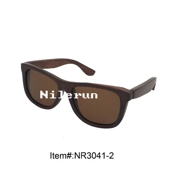 classical handmade brown bamboo sunglasses