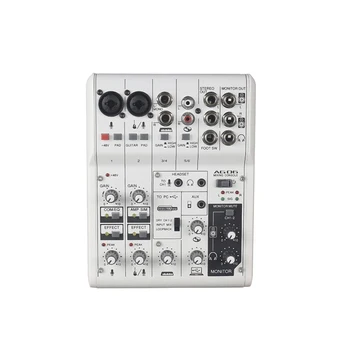 Vadiboer AG06 6 channels mini mixer digital sound board for church digital mixing console audio digital mixer soundcraft
Vadiboer AG06 6 channels mini mixer digital sound board for church digital mixing console audio digital mixer soundcraft