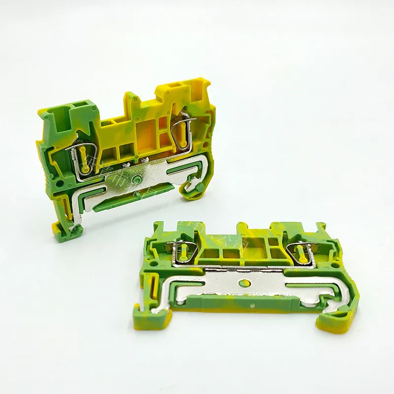 10pcs ST-1.5PE PHOENIX Type Din Rail 4 Contacts Wiring Ground Earth Universal Spring Quick Connector Modular Terminal Block
10pcs ST-1.5PE PHOENIX Type Din Rail 4 Contacts Wiring Ground Earth Universal Spring Quick Connector Modular Terminal Block