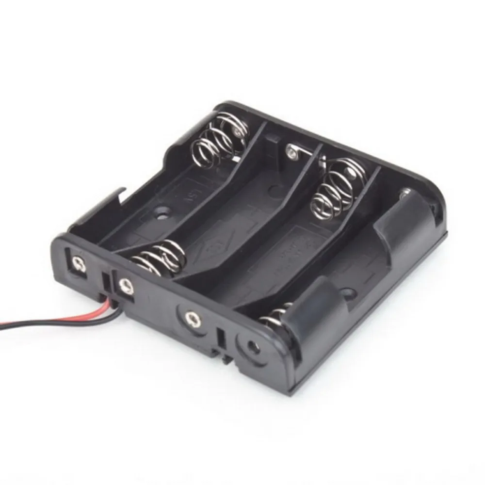 4 AA Battery Case Standard Slot Holder Case Battery Box For 4 Packs AA 2A Batteries Stack 6V Power Supply For Arduino DIY Rob
4 AA Battery Case Standard Slot Holder Case Battery Box For 4 Packs AA 2A Batteries Stack 6V Power Supply For Arduino DIY Rob