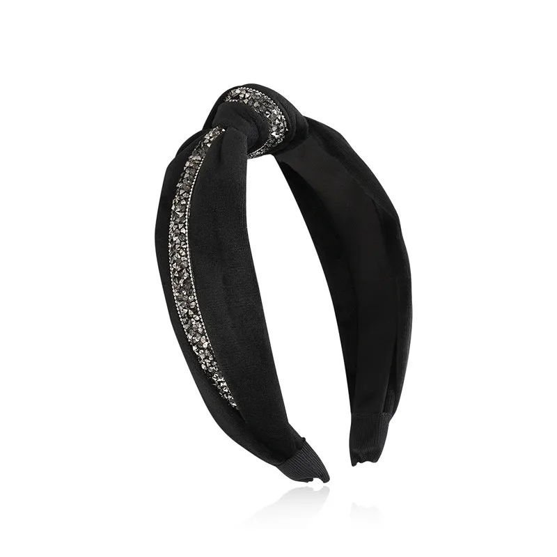CHIMERA Fashion Knotted Headbands Simple Wide Velvet Crystal Hairband Bow Head Hoop Stylish Hair Accessories for Women Lady
CHIMERA Fashion Knotted Headbands Simple Wide Velvet Crystal Hairband Bow Head Hoop Stylish Hair Accessories for Women Lady