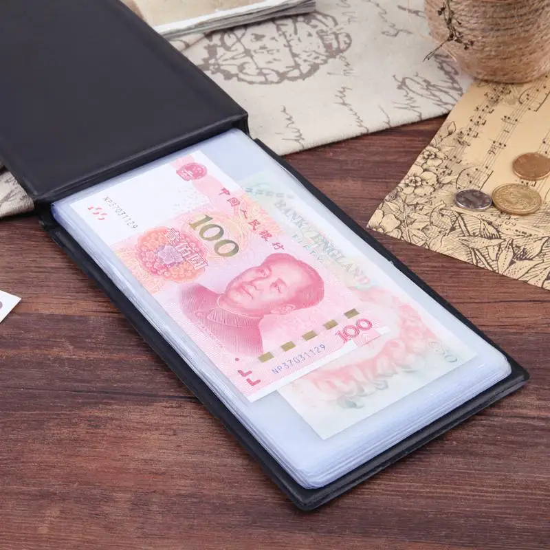 20 Pages Paper Money Collecting Album Photo Money Currency Banknote Collection Book Storage Album Organizer Holders 
20 Pages Paper Money Collecting Album Photo Money Currency Banknote Collection Book Storage Album Organizer Holders
