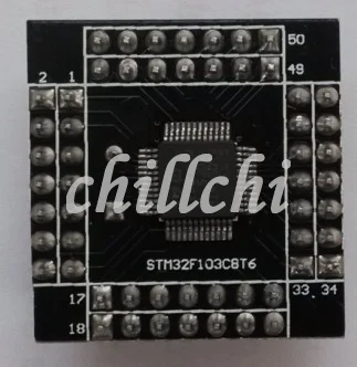 STM32F103C8T6 minimum system board switch board with chip crystal oscillator has good welding pin
STM32F103C8T6 minimum system board switch board with chip crystal oscillator has good welding pin