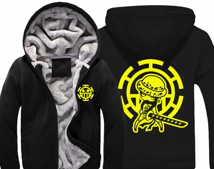 Hot One piece Trafalgar Law Hoodie Death Surgeon Thick Winter Coat Men's Velvet Sweatshirt
Hot One piece Trafalgar Law Hoodie Death Surgeon Thick Winter Coat Men's Velvet Sweatshirt