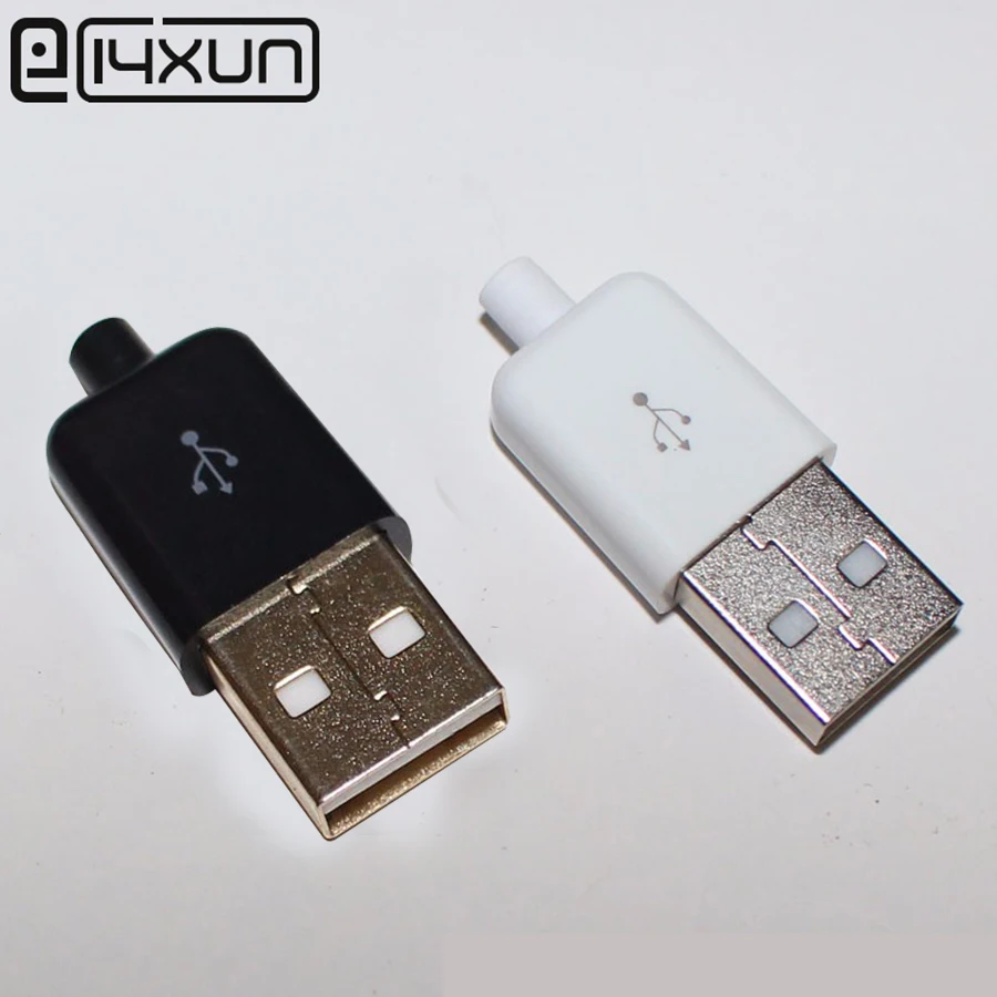 10pcs/lot DIY USB 2.0 A Male Assembly Adapter Connector Plug Socket Nickel-plated Gold Plated
10pcs/lot DIY USB 2.0 A Male Assembly Adapter Connector Plug Socket Nickel-plated Gold Plated