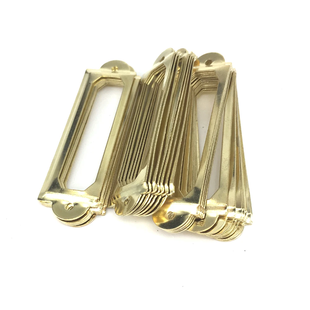 60mm x 17mm Archive Label Fitting Metal Oblong tag holder Craft Furniture Storage Box label Frames Gold card holders for drawers
60mm x 17mm Archive Label Fitting Metal Oblong tag holder Craft Furniture Storage Box label Frames Gold card holders for drawers