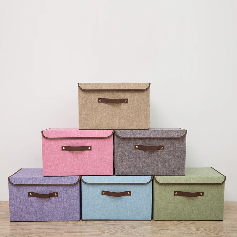 Cotton and linen receive a box folding multi-function receive gift box of Oxford cloth bin custom printed logo
Cotton and linen receive a box folding multi-function receive gift box of Oxford cloth bin custom printed logo