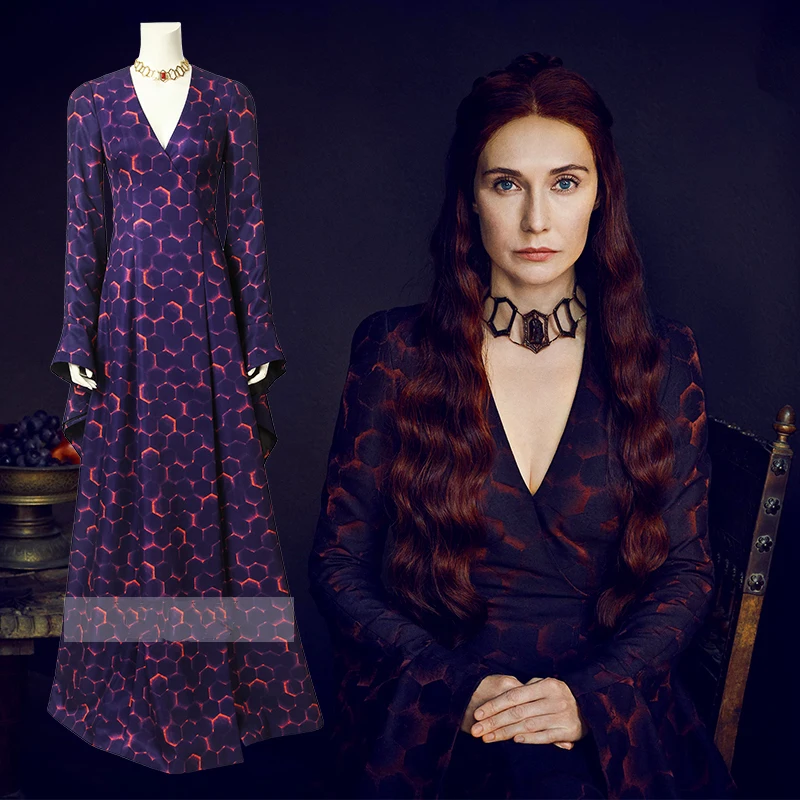Game of Thrones Season 8 Melisandre Cosplay Costume The Red Woman Priestess Dress Halloween Party Outfit Custom Made
Game of Thrones Season 8 Melisandre Cosplay Costume The Red Woman Priestess Dress Halloween Party Outfit Custom Made