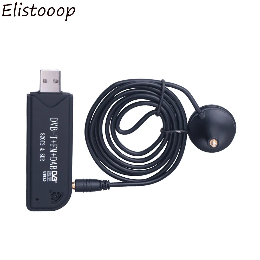 Elistooop Smart TV Video Equipment Digital TV Dongle USB 2.0 TV Stick DVB-T + DAB + FM RTL2832U + R820T2 Support SDR
Elistooop Smart TV Video Equipment Digital TV Dongle USB 2.0 TV Stick DVB-T + DAB + FM RTL2832U + R820T2 Support SDR