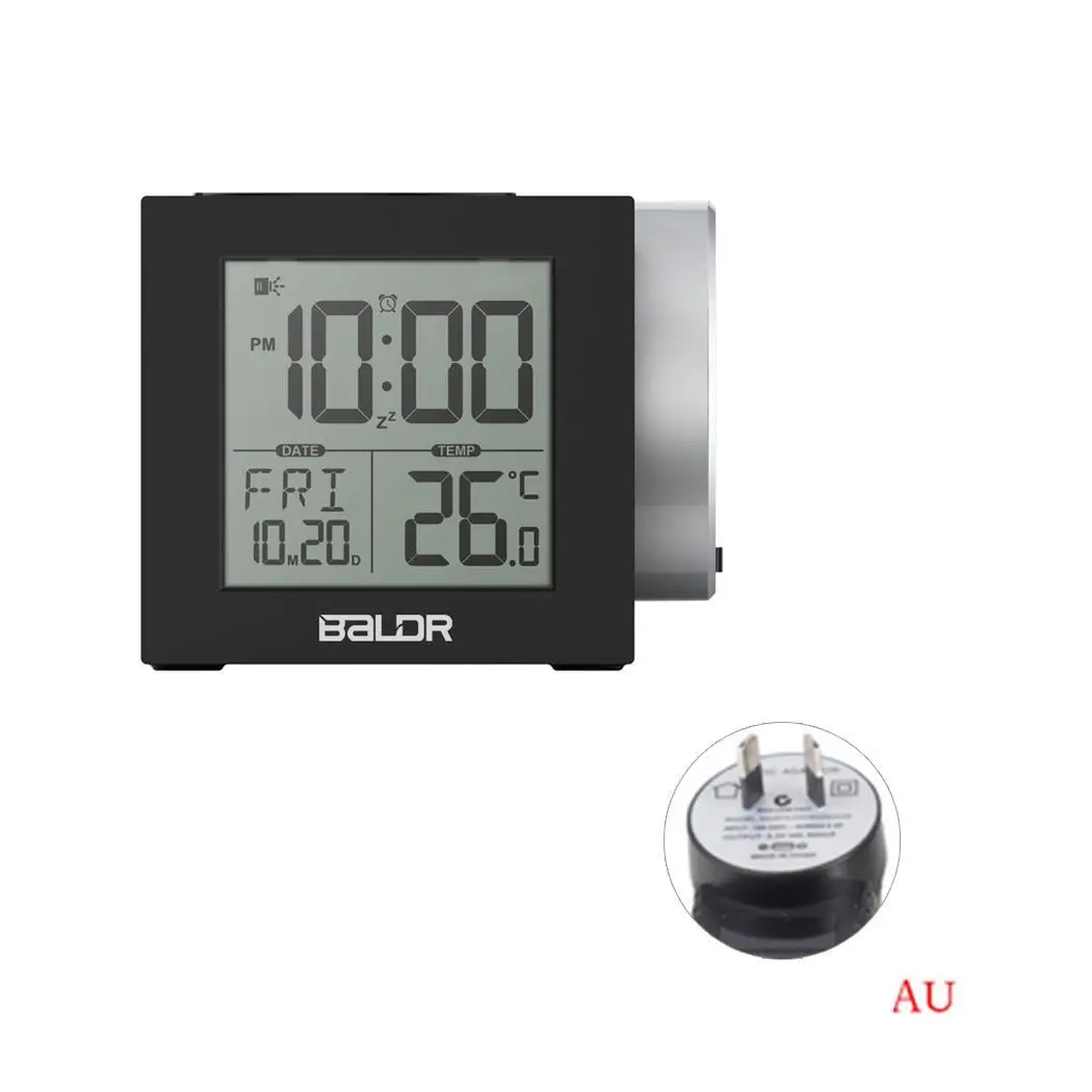 LCD Backlight Electronic Digital Temperature Projection Alarm Clock With Backlight, 12/24 Hours, Calendar,
LCD Backlight Electronic Digital Temperature Projection Alarm Clock With Backlight, 12/24 Hours, Calendar,