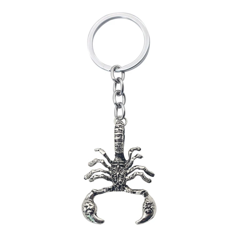 Punk Animal Scorpion King Shape Keychain Fashionable Creative Retro Men's Pendant Key Rings Chrismas Gift | Украшения и