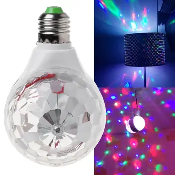 E27 RGB LED Stage Light Laser Projector Lamp Double-head Two-way Auto Rotating Bulb 120x120mm
E27 RGB LED Stage Light Laser Projector Lamp Double-head Two-way Auto Rotating Bulb 120x120mm