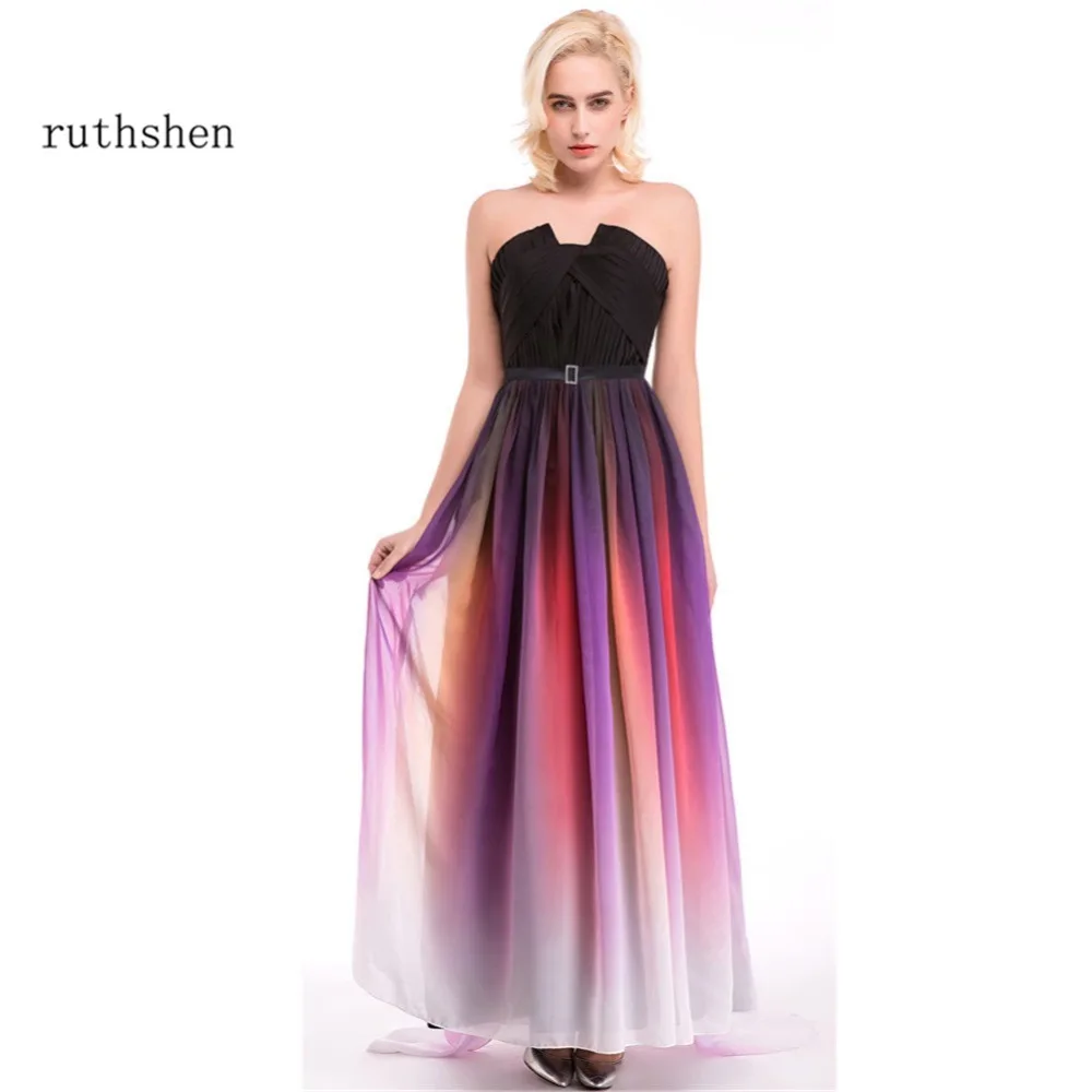 ruthshen Evening Dresses Real Photo Pleated Gradient Ombre Long Chiffon vestido de festa longo Party Prom Dress
ruthshen Evening Dresses Real Photo Pleated Gradient Ombre Long Chiffon vestido de festa longo Party Prom Dress