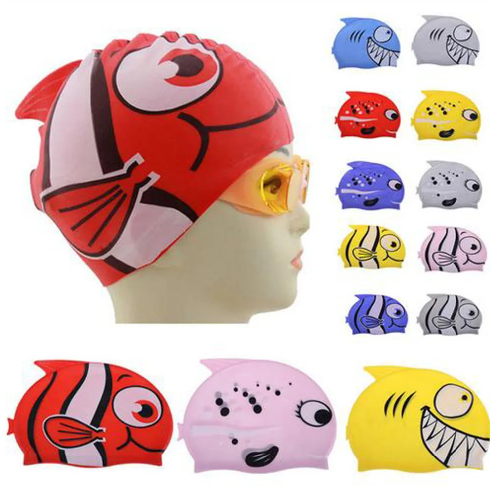 Children's Swimming Cap Cartoon Fish Silicon Waterproof Protect Ear Shark Shape Swim Pool Hat Children Swimming Caps 22*18cm
Children's Swimming Cap Cartoon Fish Silicon Waterproof Protect Ear Shark Shape Swim Pool Hat Children Swimming Caps 22*18cm