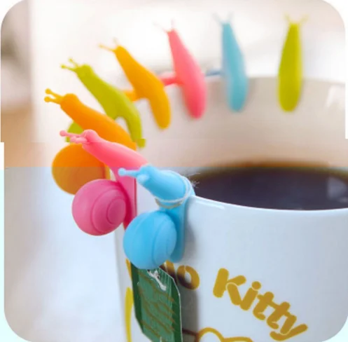 1Pcs/Set Random Color Cute Snail Shape Silicone Tea Bag Clips Holder Tableware Tea Pot Decoration Drinkware
1Pcs/Set Random Color Cute Snail Shape Silicone Tea Bag Clips Holder Tableware Tea Pot Decoration Drinkware