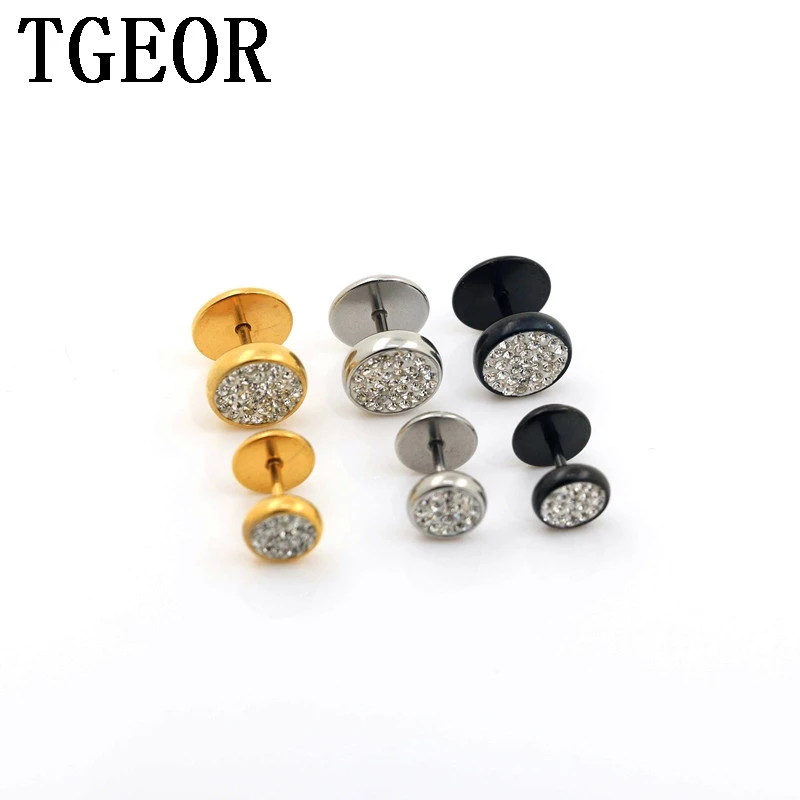 free shipping NEW HOT WHOLESALE illusion cheaters 30pcs 16G Stainless Steel surface full gem rim crystals fake plug earring
free shipping NEW HOT WHOLESALE illusion cheaters 30pcs 16G Stainless Steel surface full gem rim crystals fake plug earring
