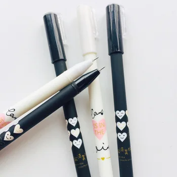3X Smile Heart Gel Pen Rollerball Pen Stationery School Office Supply 0.5mm Black Ink
3X Smile Heart Gel Pen Rollerball Pen Stationery School Office Supply 0.5mm Black Ink