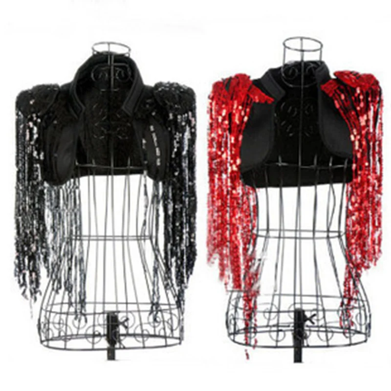 New 2016 stage dj dance wear costume Euramerican Men Women Rock singers tassel performance clothes rock jazz dance costumes vest
New 2016 stage dj dance wear costume Euramerican Men Women Rock singers tassel performance clothes rock jazz dance costumes vest