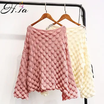 H.SA Pull Femme Hiver Women Sweater and Pullovers Fish Scales Chic Pull Jumpers 2018 Fall Fashion Oversize Christmas Sweater
H.SA Pull Femme Hiver Women Sweater and Pullovers Fish Scales Chic Pull Jumpers 2018 Fall Fashion Oversize Christmas Sweater