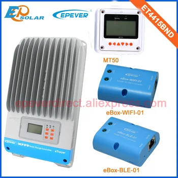 45A 48V high voltage MPPT EPEVER off grid tie system Solar Panels regulator bluetooth wifi box and MT50 Meter ET4415BND
45A 48V high voltage MPPT EPEVER off grid tie system Solar Panels regulator bluetooth wifi box and MT50 Meter ET4415BND