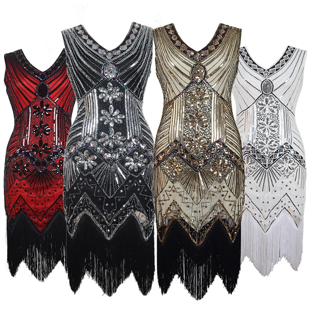 New Arrival 1920's Latino Dance Dress For Ladies Tassel Fringe Sequin Professional Fashions Comfort Women Perform Dresses Y10465 |