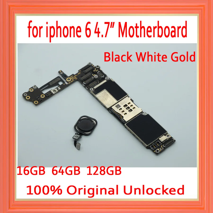 Black White Gold with Full unlocked for iphone 6 Motherboard with Touch ID,100% Original for iphone 6 Mainboard 16gb 64gb 128gb
Black White Gold with Full unlocked for iphone 6 Motherboard with Touch ID,100% Original for iphone 6 Mainboard 16gb 64gb 128gb
