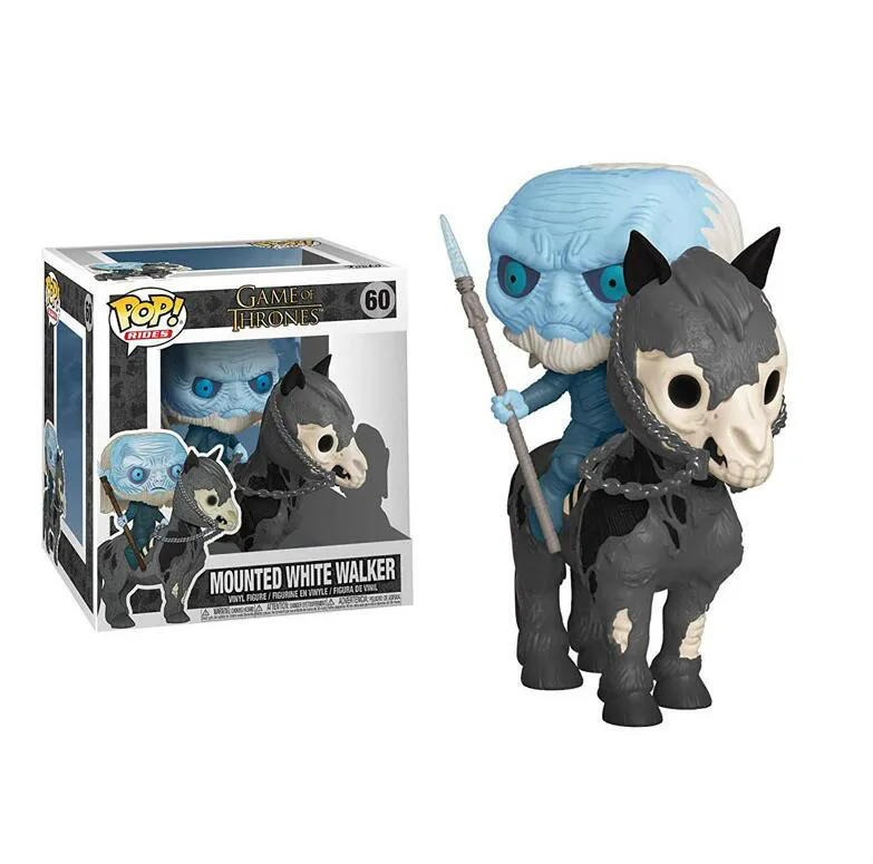 Funko Pop Game of Thrones Night King Mounted White Walker #60 Collection Model Toys Vinyl Action Figure Kids Toy
Funko Pop Game of Thrones Night King Mounted White Walker #60 Collection Model Toys Vinyl Action Figure Kids Toy