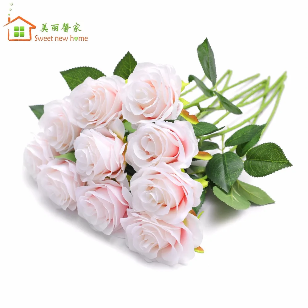 Artificial Flowers Silk Flower Rose Bouquet for Wedding Home Party Decoration Table Decor 10pcs/lot
Artificial Flowers Silk Flower Rose Bouquet for Wedding Home Party Decoration Table Decor 10pcs/lot