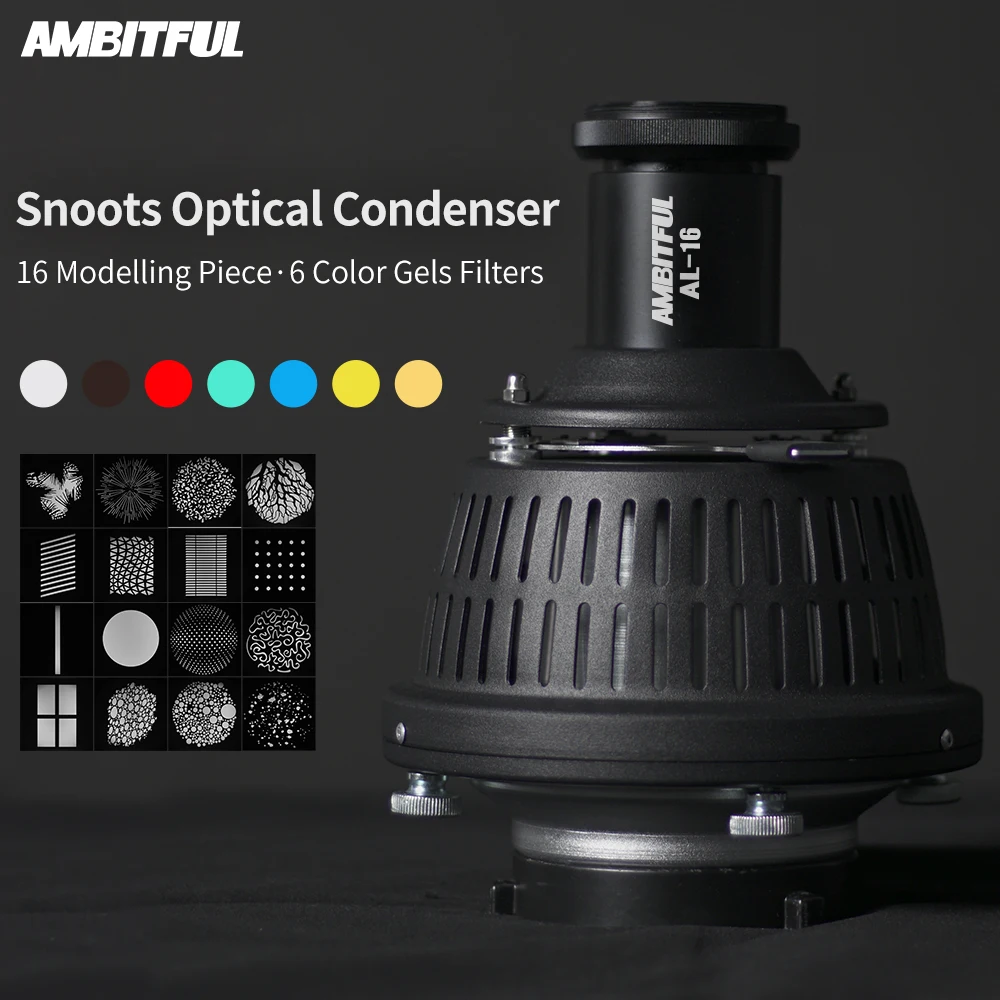 Focalize Conical Snoot Photo Optical Condenser Art Special Effects Shaped Beam Light Cylinder with Shape and Color Gel Filters
Focalize Conical Snoot Photo Optical Condenser Art Special Effects Shaped Beam Light Cylinder with Shape and Color Gel Filters