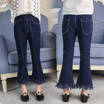 2019 Autumn Winter Baby Girl Flare Jeans Kids Bell-Bottoms Pants Denim Wide Legging Jeans Trousers Children Tassels Trousers Q37
2019 Autumn Winter Baby Girl Flare Jeans Kids Bell-Bottoms Pants Denim Wide Legging Jeans Trousers Children Tassels Trousers Q37