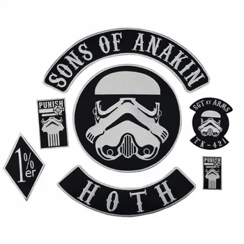 Sons of Anakin Jedi Patch Embroidery Iron on Sewing on Motorcycle Jacket Vest back Patches for clothes DIY Design Badges Set
Sons of Anakin Jedi Patch Embroidery Iron on Sewing on Motorcycle Jacket Vest back Patches for clothes DIY Design Badges Set