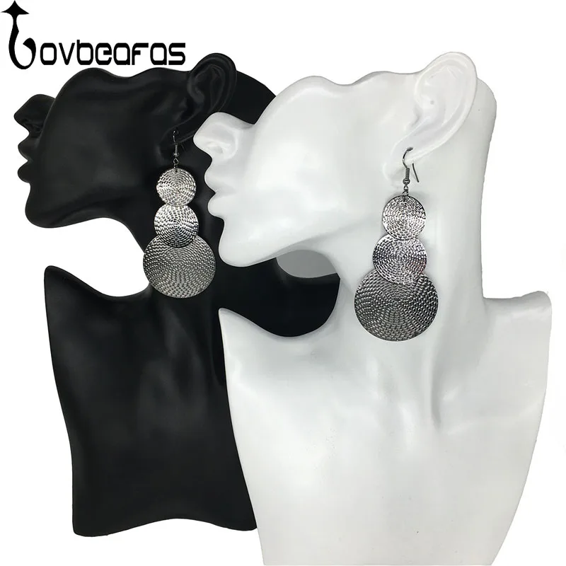 LOVBEAFAS 2018 Fashion Big Statement Long Earings Ethnic Drop Boho Earrings For Women Round Metal Earrings
LOVBEAFAS 2018 Fashion Big Statement Long Earings Ethnic Drop Boho Earrings For Women Round Metal Earrings