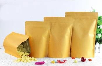 15*21+4cm 50pcs Stand Up Aluminum Foil Brown kraft paper bags with Zipper lock for Food/Tea/Nut Resealable Packaging Bag
15*21+4cm 50pcs Stand Up Aluminum Foil Brown kraft paper bags with Zipper lock for Food/Tea/Nut Resealable Packaging Bag