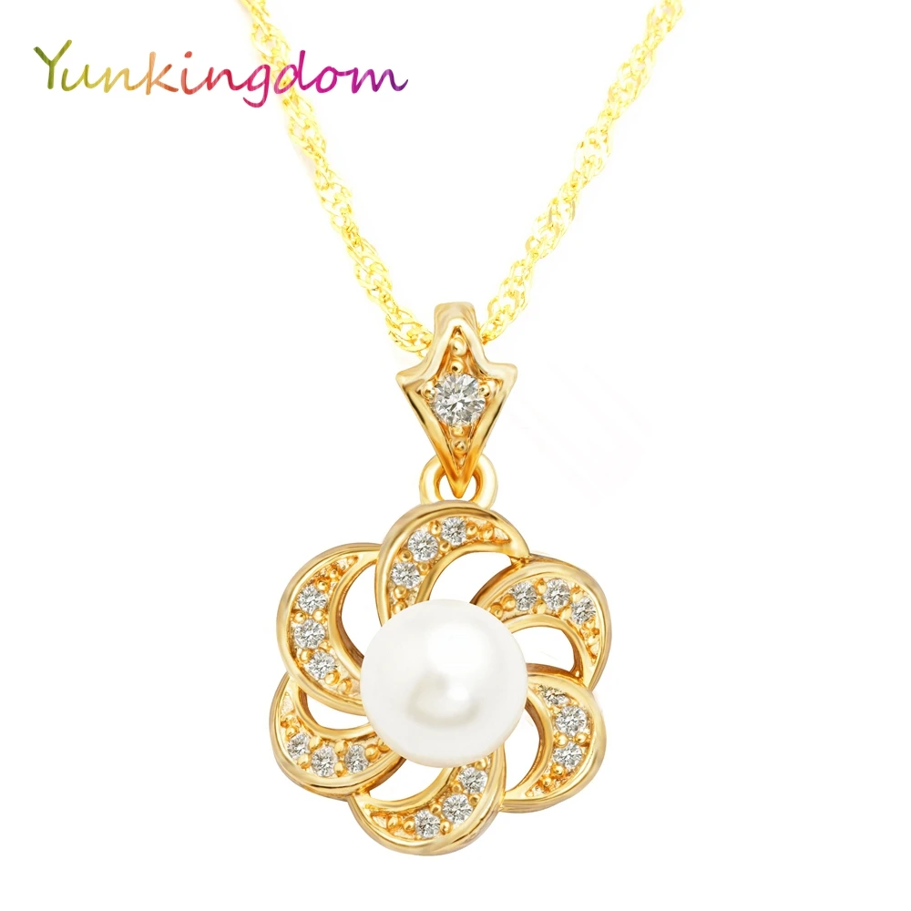 Yunkingdom Classic simulated pearl necklaces & pendants female elegant fashion jewelry
Yunkingdom Classic simulated pearl necklaces & pendants female elegant fashion jewelry
