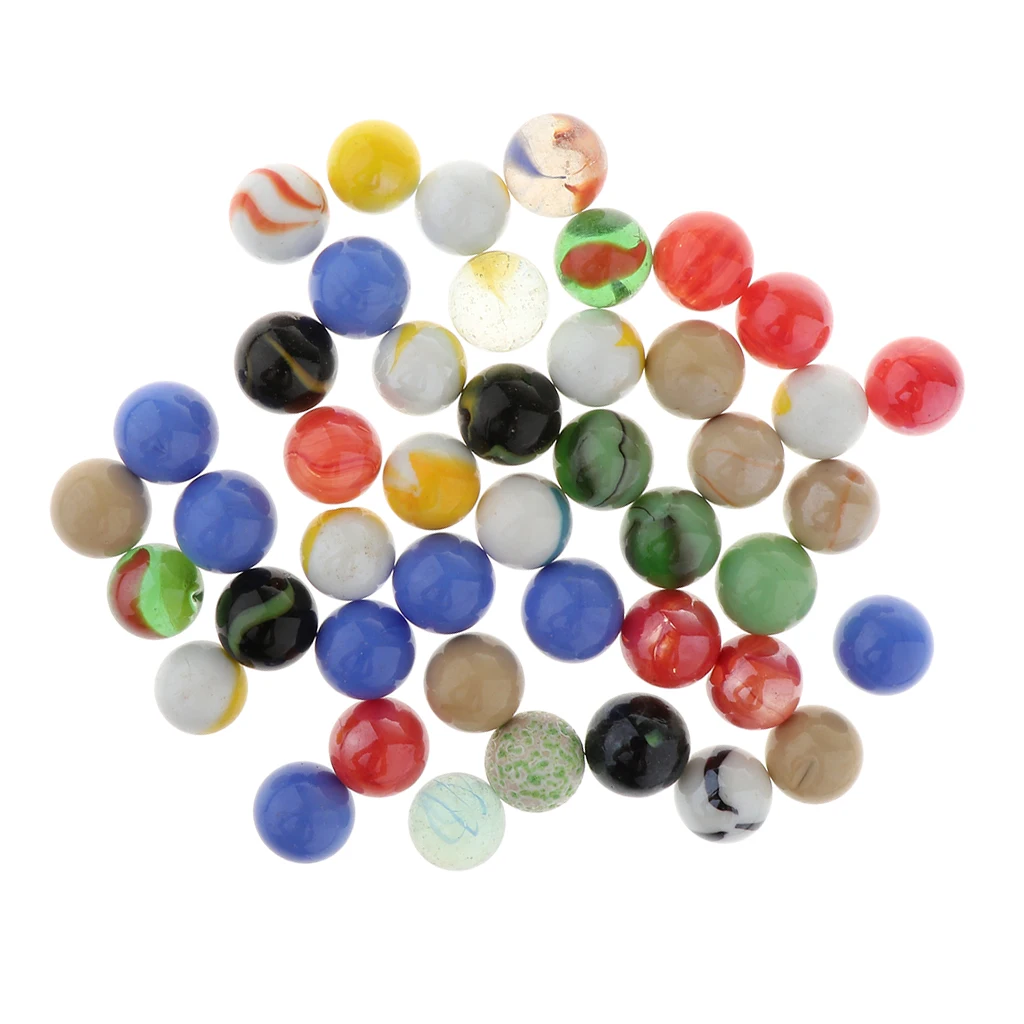 16mm Glass Marbles, Pack of 45, Kids Marble Ball Run Game Toy, Chinese Checkers Marble Solitaire Beads Home Collections
16mm Glass Marbles, Pack of 45, Kids Marble Ball Run Game Toy, Chinese Checkers Marble Solitaire Beads Home Collections